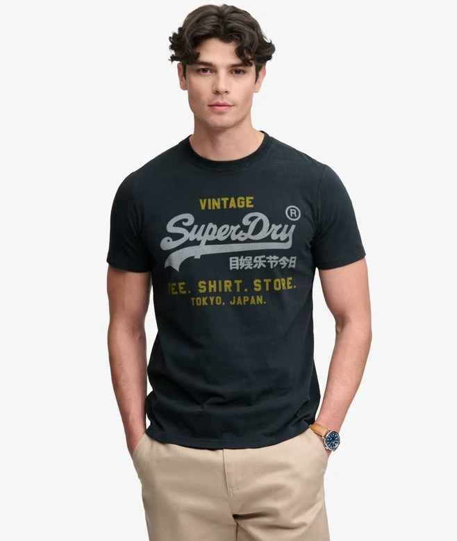 Streetwear Brands Logo - Vintage Logo Heritage Relaxed Superdry Fashion