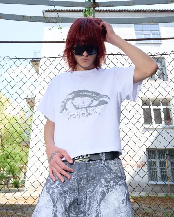 Streetwear Brand With Eye - Grunge Eye Sketch Y2K Street Trend
