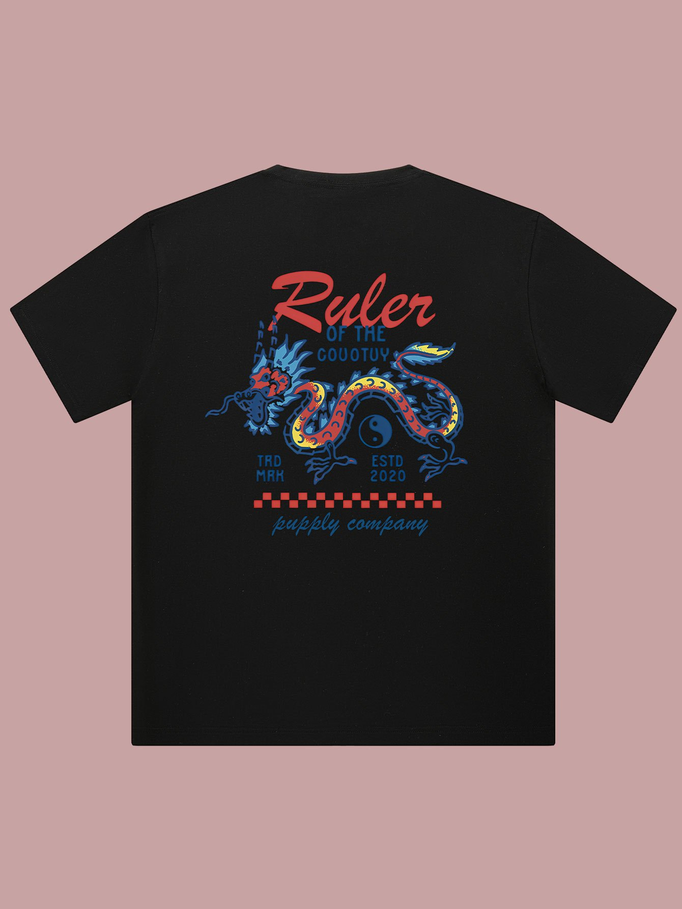 Tai Chi Dragon King Print Tren - đánh giá và giá Streetwear Brand Tees