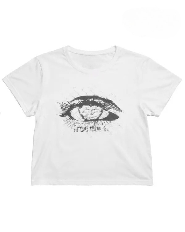 Grunge Eye Sketch Y2K Street T - đánh giá và giá Streetwear Brand With Eye